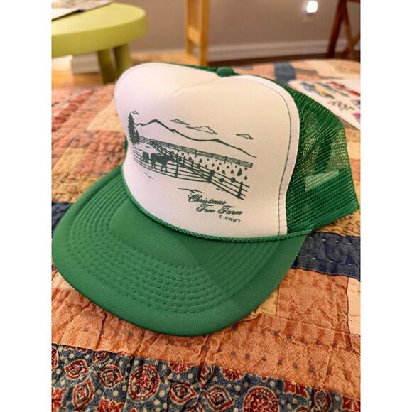 Taylor Swift Christmas Tree Farm CTF Trucker Hat - Picture 2 of 6